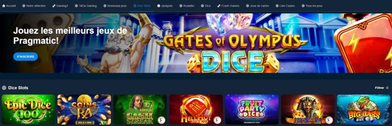 Blitz Casino jeux de dés