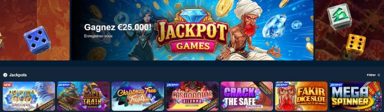 Blitz Casino jeux Jackpots