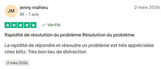 Blitz Casino avis vérifié