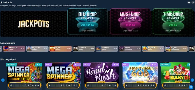 Blitz Casino jeux