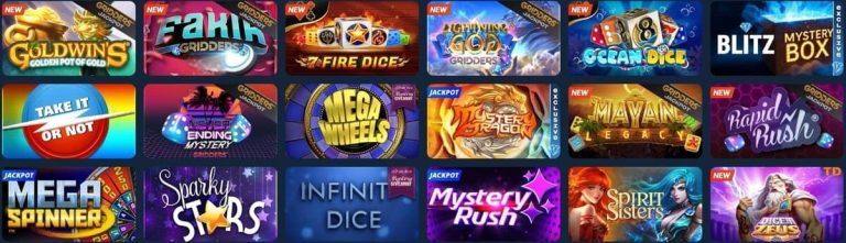 Blitz Casino jeux dés